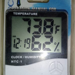 HTC 1 HUMIDITY CLOCK